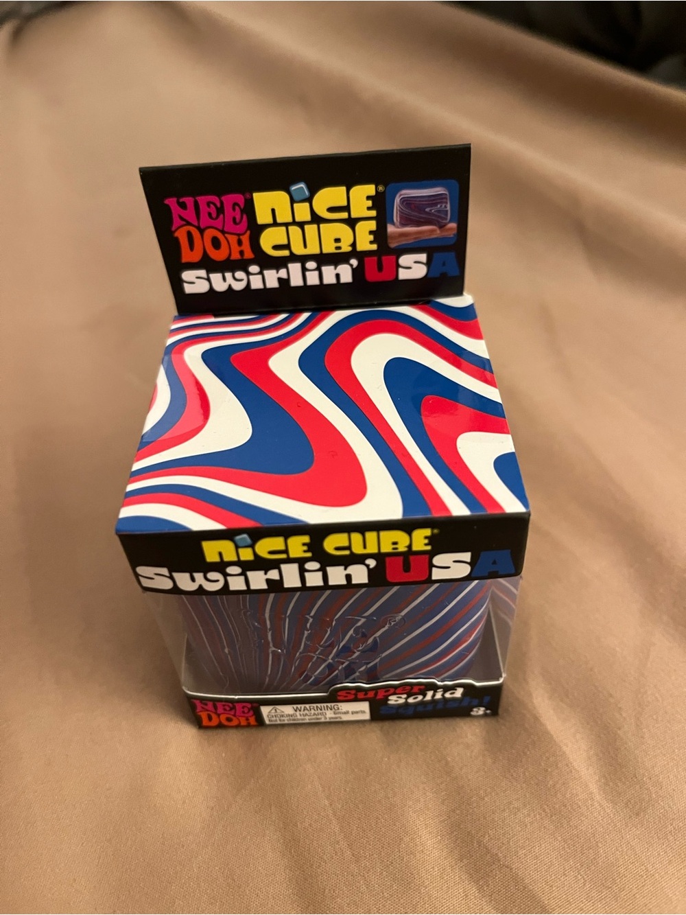 NEEDOH Nice Cube Swirlin’ USA Super Solid Squish NEW